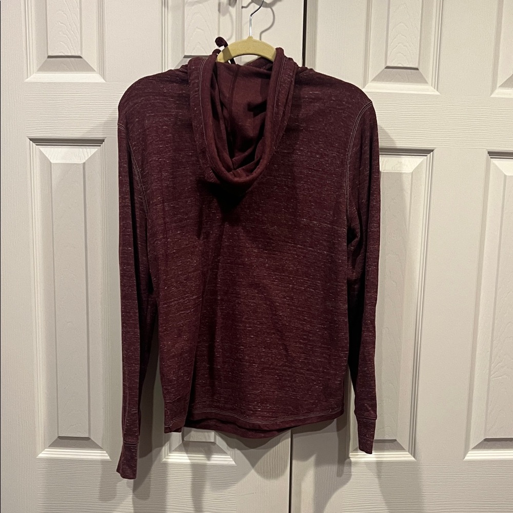 Express Burgundy Pullover Hoodie - Picture 10 of 10